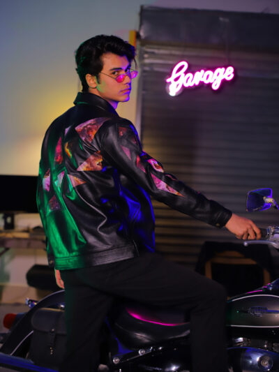 Eagle Nebula Leather Jacket (Unisex)